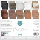 Craft Consortium Brick Textures 2 Scrapbook papírkészlet Essential Craft Papers 12" (30 cm) 30 lap