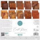 Craft Consortium Rust Textures Scrapbook papírkészlet Essential Craft Papers 12" (30 cm) 30 lap