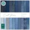 Craft Consortium Denim Textures Scrapbook papírkészlet Essential Craft Papers 6" (15 cm) 40 lap