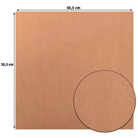 Kraft alapkarton 12"(30cm) Kraft Paper 300g Smooth (10 ív)