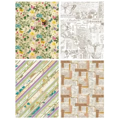   Arden Creative Studio Decoupage papír 6"x8" (15x20cm) Garden Chronicles Decoupage Paper (12 ív)