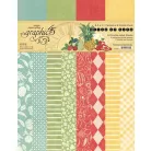 Graphic 45 Slice of Life Scrapbook papírkészlet A4 Patterns & Solids (16 lap)