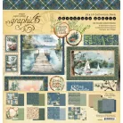Graphic 45 Adventure Awaits Scrapbook papírkészlet 12" (30 cm) Collection Pack (24 lap)