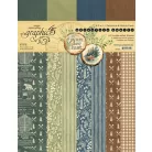 Graphic 45 Adventure Await Scrapbook papírkészlet A4 Patterns & Solids (16 lap)