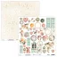 Mintay Scrapbook papír / Kivágóív 12" (30 cm) Family Stories - Elements (1 lap)
