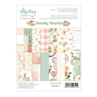   Mintay Papírkészlet 6"x8" (15x20 cm) Family Stories - Add-On Paper Pack (24 lap)