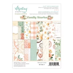   Mintay Papírkészlet 6"x8" (15x20 cm) Family Stories - Add-On Paper Pack (24 lap)