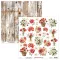 Mintay Scrapbook papír 12" (30 cm) Summer Highlands - Fussy Cut Floral Paper (1 lap)