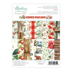   Mintay Papírkészlet 6"x8" (15x20 cm) Summer Highlands - Add-On Paper Pack (24 lap)