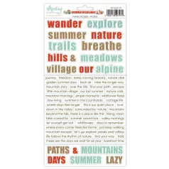   Mintay Matrica Summer Highlands - Paper Stickers Words (1 csomag)