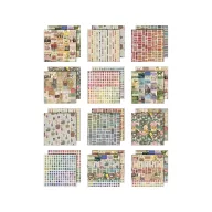   Tim Holtz Multi Papírkészlet 8" (20 cm) Idea-ology Palette Collection (12 lap)