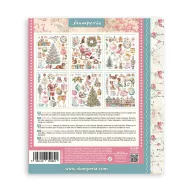   Stamperia Winter Magic / téli varázs kaparós matrica készlet – Rub-On Assortment – 20,5 × 23 cm – 6 db