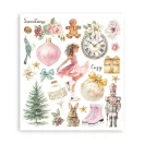 Stamperia Winter Magic / téli varázs kaparós matrica készlet – Rub-On Assortment – 20,5 × 23 cm – 6 db