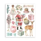 Stamperia Winter Magic / téli varázs kaparós matrica készlet – Rub-On Assortment – 20,5 × 23 cm – 6 db
