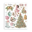 Stamperia Winter Magic / téli varázs kaparós matrica készlet – Rub-On Assortment – 20,5 × 23 cm – 6 db