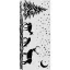 Stamperia vastag stencil – 12 × 25 cm – Christmas Deers (KSTDL169)
