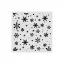 Stamperia vastag stencil – 12 × 12 cm – Christmas Snowflakes Pattern (KSTDS73)
