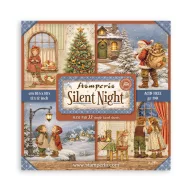   Stamperia Silent Night / csendes éj egyoldalas papírkészlet – 12" (30 cm)