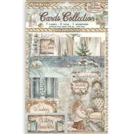   Stamperia White Christmas / fehér karácsony kivágatok – Cards Collection