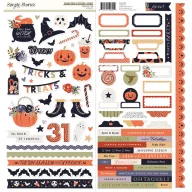 Simple Stories Frightful Fun kartonmatricák – Icons