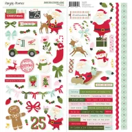 Simple Stories Kringle & Co. kartonmatricák – Icons