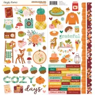 Simple Stories Pumpkins & Plaid kartonmatricák – Icons