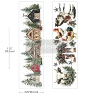   Re-Design with Prima transzfer fólia – Christmas On The Farm – 6"X12" (15x30 cm) – 2 db