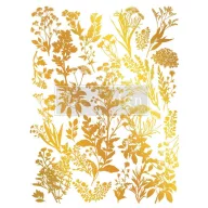   Re-Design with Prima fóliás transzfer fólia – Luxe Foliage Gold Foil – 18"X24" (46x61 cm) – 2 db
