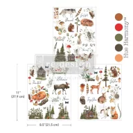   Re-Design with Prima transzfer fólia – The Forager's Retreat – 8.5"X11" (A4) – 3 db