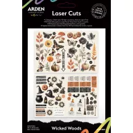   Arden Creative Studio Kivágatok Wicked Woods Laser Cuts (90 db) – Katie Pertiet