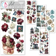   Ciao Bella Átlátszó öntapadós ívek Bohemian Burgundy Transparent Adhesive Sheets (5 ív)