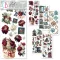 Ciao Bella Átlátszó öntapadós ívek Bohemian Burgundy Transparent Adhesive Sheets (5 ív)