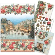   Ciao Bella Rizspapír készlet A4 Merry & Bright Rice Paper Mixed (4 ív)