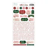   Mintay Feliratos matrica 6"x12" (15x30 cm) – Season of Joy Words (1 ív)