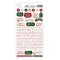Mintay Feliratos matrica 6"x12" (15x30 cm) – Season of Joy Words (1 ív)