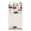 Mintay Feliratos matrica 6"x12" (15x30 cm) – Season of Joy Words (1 ív)