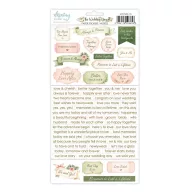   Mintay Feliratos matrica 6"x12" (15x30 cm) – The Wedding Day Words (1 ív)
