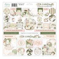  Mintay Chipboard kivágóív 12"x12" (30x30 cm) – The Wedding Day (1 ív)