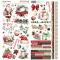 Simple Stories Simple Vintage Old-Fashioned Christmas matrica Cardstock Stickers Icons 12" (30,5 cm) (1 ív)