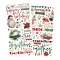 Simple Stories Simple Vintage Old-Fashioned Christmas habmatrica Foam Stickers (80 db)