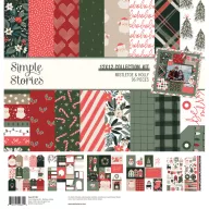   Simple Stories Mistletoe & Holly scrapbook papírkészlet Collection Kit 12" (30,5 cm) (1 csomag)