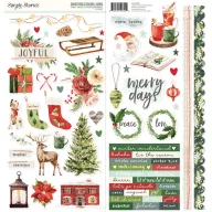   Simple Stories Simple Vintage Evergreen Memories matrica Cardstock Stickers Icons 12" (30,5 cm) (1 ív)