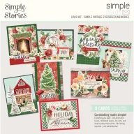   Simple Stories Simple Vintage Evergreen Memories Simple Cards képeslapkészítő készlet (8 képeslaphoz)