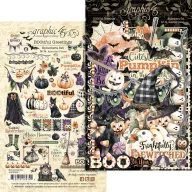   Graphic 45 BOOtiful Greetings scrapbook kivágatok / Ephemera Set (69 db)