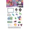 Art by Marlene Splatters & Patterns szilikonbélyegző A5 Clear Stamp (20 db)