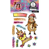   Art by Marlene A Bear Party szilikonbélyegző A5 Clear Stamp (12 db)