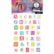   Art by Marlene A to Z szilikonbélyegző A5 Clear Stamp (37 db)