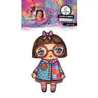   Art by Marlene Just a Girl szilikonbélyegző A7 Clear Stamp (1 db)