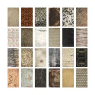   Tim Holtz Halloween Backdrops kétoldalas vintage háttérpapírok Idea-ology – 15,2 × 25,4 cm (24 lap)