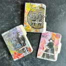 Tim Holtz Halloween Sticker Book spirálos matricakönyv Idea-ology – 22,2 × 12,1 cm (484 matrica)